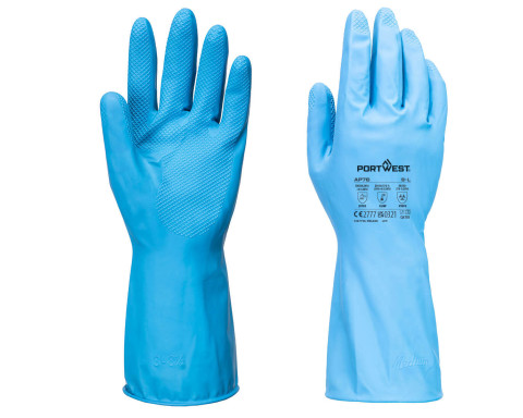 FD Chemical B Latex könnyű kesztyű (12 pár) AP76BLUL