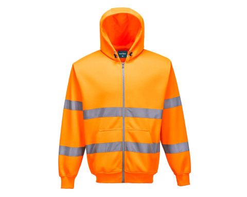 Hi-Vis zippzáros pulóver B305ORR4XL