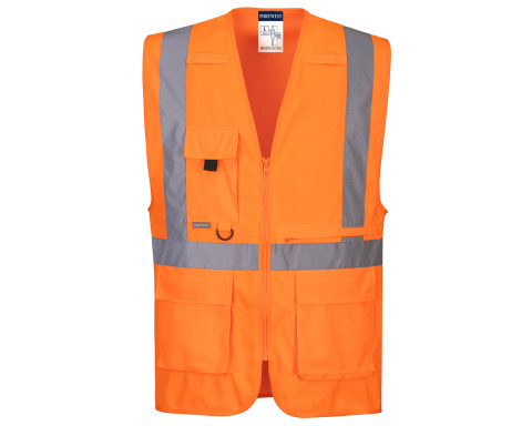 Hi-Vis Executive mellény tablet zsebbel  C357ORR4XL