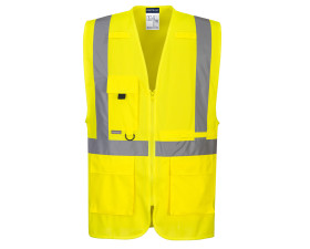 Hi-Vis Executive mellény tablet zsebbel  C357YERL