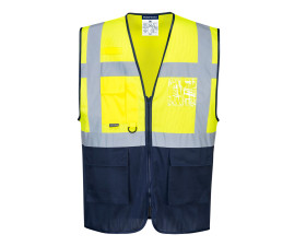 Hi-Vis kéttónusú MeshAir Executive mellény  C377YNRXXL