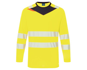 DX4 Hi-Vis hosszú ujjú póló L/S DX416YBRS