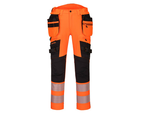 DX4 Hi-Vis nadrág lezippzározható lengőzsebbel DX442OBR28