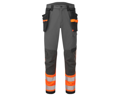 EV4 Hi-Vis Stretch Class 1 Holster lengőzsebes nadrág EV442OMR28