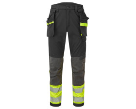 EV4 Hi-Vis Stretch Class 1 Holster lengőzsebes nadrág EV442YBR34