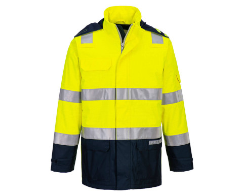 Bizflame Rain+ Hi-Vis Light Arc lángálló kabát  FR605YNRL