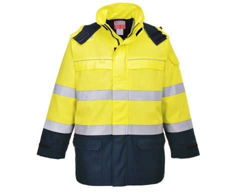 Bizflame Rain+ Hi-Vis Arc lángálló kabát FR79YNRL