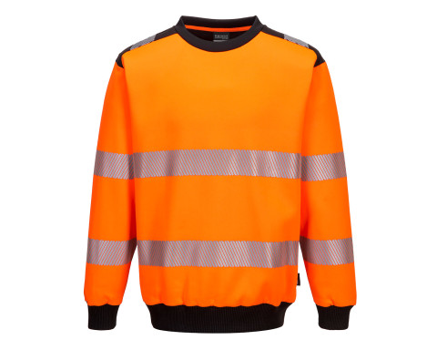 PW3 HI-VIS KÖRNYAKÚ PULÓVER PW379OBR4XL