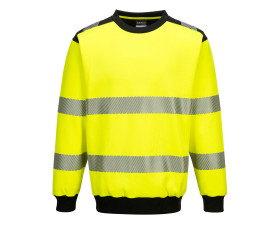 PW3 HI-VIS KÖRNYAKÚ PULÓVER PW379YBRXL