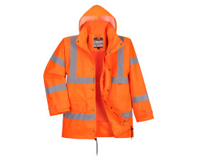 HiVis lélegző Traffic kabát (Interaktív) RT63ORRXXL