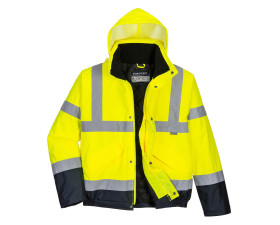 Hi-Vis kéttónusú bomber kabát  S266YNRXL