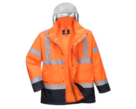 Hi-Vis 4 az 1-ben Contrast Traffic kabát  S471ONRS