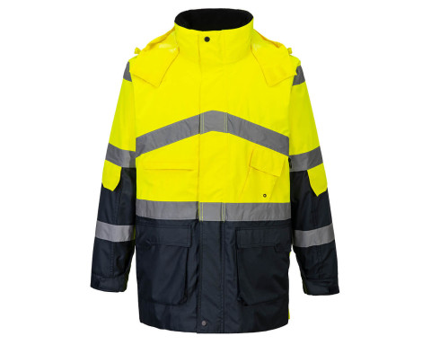 Hi-Vis kéttónusú lélegző kabát S760YNR4XL