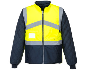 Hi-Vis kéttónusúkabát - kifordítható S769YNRXXL