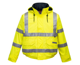 Bizflame Rain Hi-Vis Antistatic FR bomber kabát S773YERXXXL