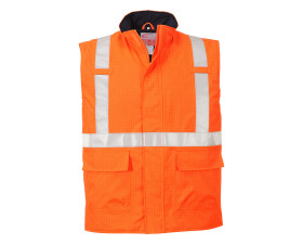 Bizflame Rain Hi-Vis antisztatikus FR lángálló mellény S776ORRXL