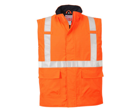 Bizflame Rain Hi-Vis antisztatikus FR lángálló mellény S776ORRL