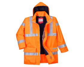 Bizflame Rain Hi-Vis antisztatikus FR kabát S778ORRL