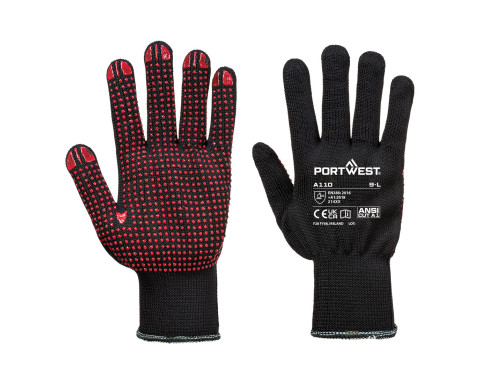 Nylon PVC pontozott kesztyű