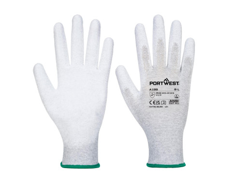 ESD tenyér bevont védőkesztyű