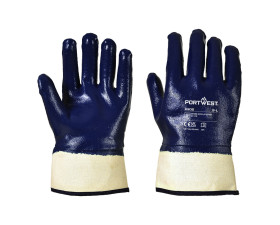 Csuklóig mártott nitril kesztyű