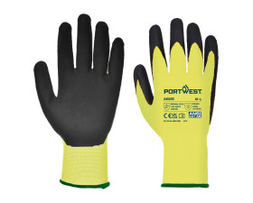 Láthatósági vágásbiztos kesztyű - PU