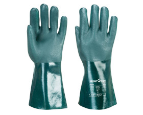 Duplán mártott PVC védőkesztyű 35cm