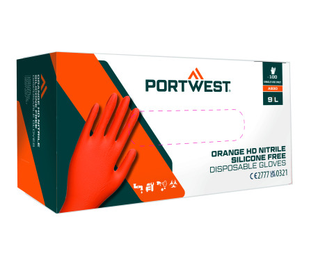 Orange HD egyszerhasználatos kesztyű (Pk100)