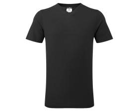 V-nyakú pamut póló