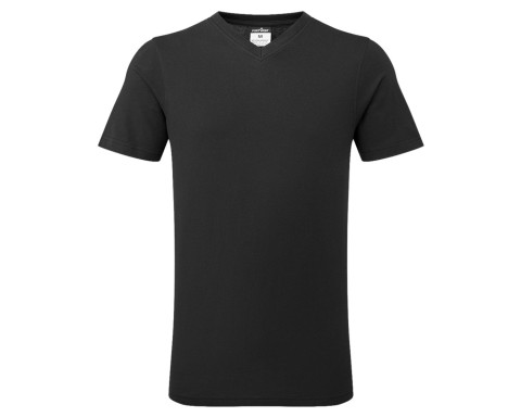 V-nyakú pamut póló