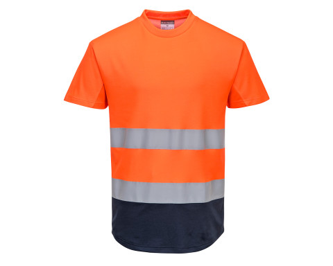 Kéttónusú Mesh póló