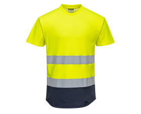 Kéttónusú Mesh póló