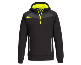 DX4 negyedzippzáras kapucnis pulóver