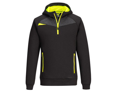 DX4 negyedzippzáras kapucnis pulóver