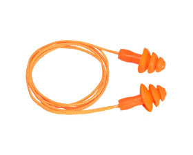 Többször használható TPR zsinóros füldugó (50 pár)