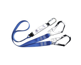 Hevederpántos Y energiaelnyelő kötél