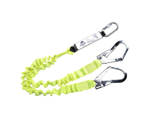 Rugalmas Y hevederpántos energiaelnyelő kötél