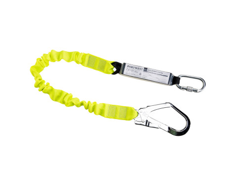 Rugalmas hevederpántos energiaelnyelő kötél