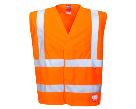 Lángálló, antisztatikus, jól láthatósági mellény