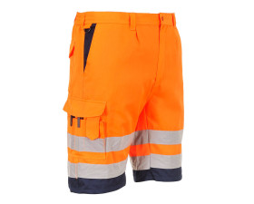 Hi-Vis könnyű poli-pamut rövidnadrág