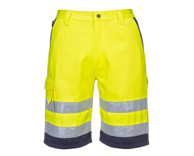 Hi-Vis könnyű poli-pamut rövidnadrág