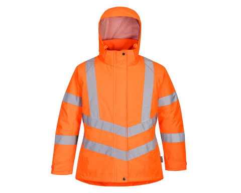 Női jól láthatósági téli kabát