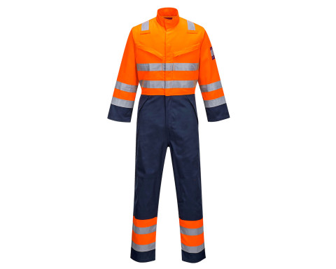 Modaflame RIS navy/narancs overál