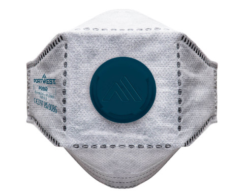 EAGLE FFP2 szénszelepes, összehajtható, lapos légzőkészülék (10 darab)