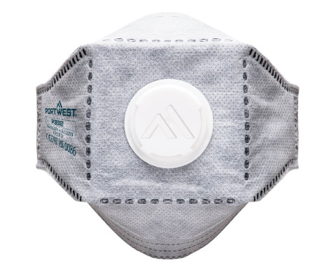 EAGLE FFP3 szénszelepes, összehajtható, lapos légzőkészülék (10 darab)