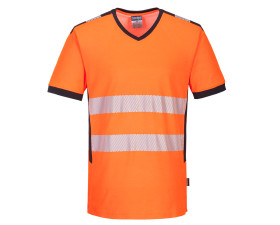 PW3 Hi-Vis V-nyakú póló