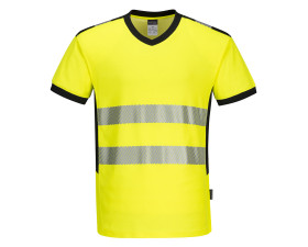 PW3 Hi-Vis V-nyakú póló