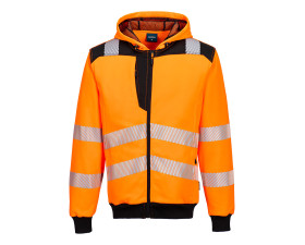 PW3 Hi-Vis zippzáras kapucnis pulóver