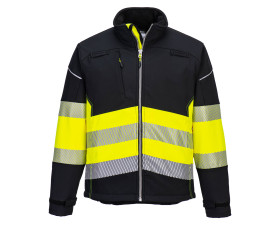 PW3 Hi-Vis Class 1 Softshell kabát (3L)