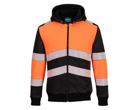 PW3 Class 1 zippzáros téli kapucnis pulóver